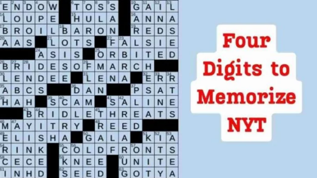 Four Digits To Memorize NYT